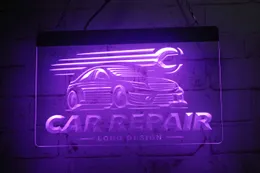 LS2726 LED Strip Lights Sign Car Repair 3D Engraving Free Design Wholesale Retail