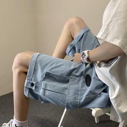 Men's Shorts Summer Cargo Shorts Men Fashion Multi-pocket Short Male Casual Hip Hop Baggy Clothing Streetwear Short Pant Loose Harajuku Short 230327