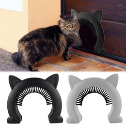 Cat Carriers Shape Pet Door With Cleaning Brush For & Puppies Weatherproof Interior Exterior Wall Dog Supplies