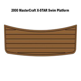 2000 MasterCraft X-STAR Swim Platform Pad Boat EVA Faux Foam Teak Deck Floor Mat Self Backing Ahesive SeaDek Gatorstep Style Floor