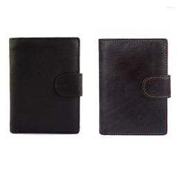 Wallets Vintage Men's Leather Short Wallet Coin Change Pocket Purse ID Holder For CASE