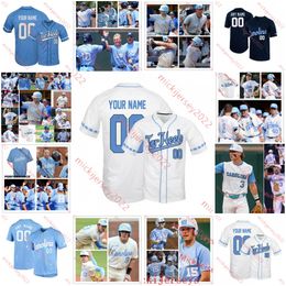 North Carolina Tar Heels Baseball Jersey Dylan Harris Ike Freeman Tyler Baum Austin Bergner Aaron Sabato Zac Gallen custom Stitched Mens North Carolina Jerseys