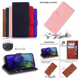 Skin Feel Leather Wallet Cases For Xiaomi 13 5G Mi 13 Pro Redmi 12C One Plus 11 Oneplus11 Vintage Plain Retro Fashion ID Card Slot Holder Magnet Cover Business Pouch