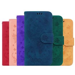 Wallet Leather Cases for Samsung S23 plus S22 Ultra A24 A34 A54 A14 A23 A33 A53 A73 A13 5G iphone 14 pro Flower Butterfly Rose Card Slot ID Holder Stand Flip Cover Book