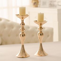 Candle Holders Vintage Candlestick Christmas Decoration Silver Gold Wedding Ideas Morocco Decor White Stick Mumluk 1
