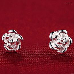 Stud Earrings CAOSHI Stylish Flower For Women Exquisite Lady Trendy Girl Wedding Accessories Female Delicate Gift Fancy Jewelry