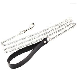 Choker Women Sexy Alternative Punk Collar Leather Lead Chain Necklace Slave Costume Bondage Gothic Traction Rope Couple