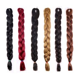 Extra Long 82" Afro Jumbo Ultra Braid Hair 82 Inch Expression Japan 100% Kanekalon Braiding Hair Extensions