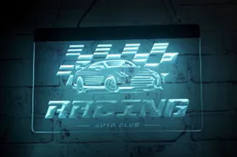 LS2729 LED Strip Lights Sign Car Racing Auto Club 3D Engraving Free Design Wholesale Retail