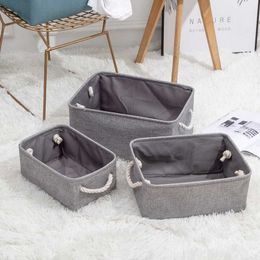 Storage Boxes Bins Foldable Linen Clothes Basket Household Supplies Organiser Baby Toys Socks Clothes Books Gadgets Laundry Basket Organiser P230324