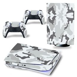 Console Decorations camouflage Game PS5 Digital Edition Skin Sticker Decal Cover for 5 Controllers 2306 230327