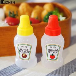 Herb Spice Tools Kitchen Portable Seasoning Bottle Mini Ketchup Small Pot Salad Soy Sauce Spray Honey Mustard 230327