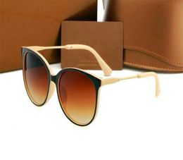 Mens Womens Designer rayben sun glass Round Fashion Gold Frame Glass Lens Eyewear For Man Woman With Original Cases Boxs Mixed Color