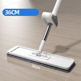 Mops 360° rotating Hands-free Floor Mop Household Floor Tile Mop Lazy Floor Mop wooden Floor Tile Marble Mop wit Mop 32CM/36CM 230327