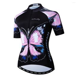 Racing Jackets 2023 Cycling Jersey Women Bike MTB Top Road Mountain Sports Bicycle Downhill Shirt Pink Black