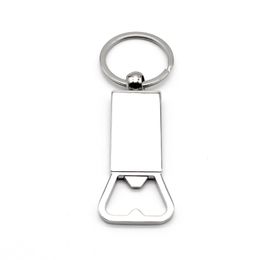Sublimation Blanks Keychain Metal Bottle Opener Blank Key Rings Aluminium Heat Transfer Keychains Drop Delivery 202 Dhrim