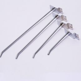 Slotted Hook Goods Shelves Shop Store Slatwall Single Hook 4 Size Supermarket Display Fitting Prong Hanger dh93