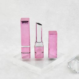 Storage Bottles 100Pcs Pink 3.5g Empty Lip Tubes DIY Lipstick Containers 11.1mm Refillable Makeup Cosmetic Tube