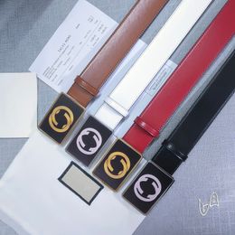Men belt Belts for Women Designer Genuine Leather Belts cintura ceinture 3.8 cm With box Fashion buckle jd153
