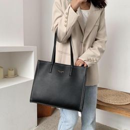 Evening Bags 2023 Solid Colour Shoulder Bag Women Hand Ladies PU Leather Women's Office Big Tote Lady High Capacity Handbags And Purses