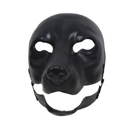 Party Masks DIY animal moving mouth blank mask base Mould of dog set package make your own Halloween mask moving-jaw 230327