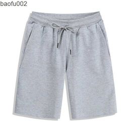 Men's Shorts New Cotton Soft Shorts Men Casual Jogging Sport Short Pants Summer Male Running Loose Shorts Vintage Short Trousers Streetwear W0327