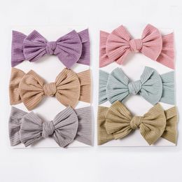 Hair Accessories 3PC/Set Girls Bands For Children Infant Baby Girl Headbands Rib Bow Kids Headwear Born Pography
