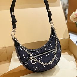 Luxury handbag Collection pochette designer Bag Brown Flower Letter half moon baguette crossbody Chain Shoulder backpack Loop Purses Croissant tote