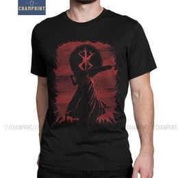 Men's T-Shirts Black Swordsman Berserk T-Shirt Men Guts Manga Gatsu Sacrifice Zodd Anime Cotton Tees Short Sleeve T Shirt Arrival Clothing 230327