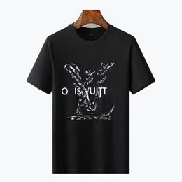 Men's T-Shirt T Shirt Slim Fit Short Sleeve Cotton Breathable Tee Top Designer Luxury Letters Print Shirts 2023 Spring Summer High Street Casual Mens Clothing M-3XL 37