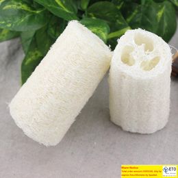 5 Inches Natural Flatten Loofah Dish Cleaning Brush Dishwashing Ball Washingup Loofah Sponge Bath Shower Tool