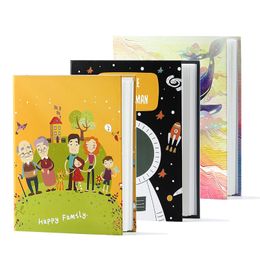 6Inch Po Albums 200Pcs Large Capacity Foldout Family Children Growth Plastic Sealed 230327