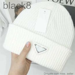 designer Winter Hat Mens Women designers beanie hats bonnet winter knitted wool hat plus velvet cap skullies Thicker mask Fringe beanies missseller MI2A