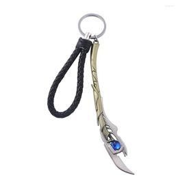 Keychains Creativity Anime Movies Stone Men Women Fashion Jewellery Gifts Adorn Car Key Chain Funny Alloy Ring