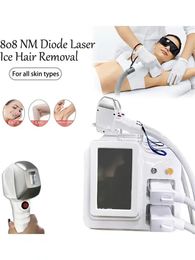 Best 2 in 1 808 diode laser Ice Titanium 755nm 808nm 1064nm Permanent Body Hair Removal Machine