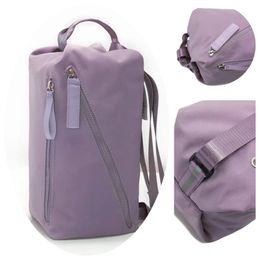 Lu Yoga Sports One Shoulder Messenger Yoga Shoulder Bag Waterproof Medium Luggage Storage Bag Travel Bags High Quality 9L Capacity with Logo