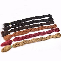 82" 100% Kanekalon Afrelle Synthetic Ultra Braid Hair Japanese Kanekalon Braiding Hair