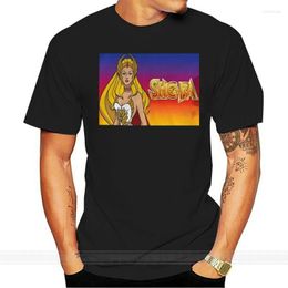 Men's T Shirts OLDSKOOL CUSTOM ART SHE-RA CARTOON WOMENS FULL FRONT OF Shirt OPTIONS Male Brand Teeshirt Men Summer Cotton