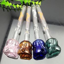 Hookahs Color rose glass pans Wholesale Glass bongs Oil Burner Glass Water Pipes Oil