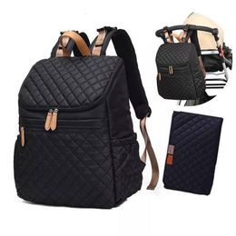 Diaper Bags Fashion Baby Backpack Multifunctional Organizer with Thermal Milk Bottle for Mom 230328