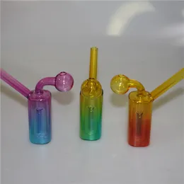 4.72 Inch Glass Oil Burner Bong Water Pipes Hookah with Male Burners Pipe Thick Heady Recelyer Rigs for Smoking