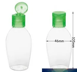 Quality Empty Hand Wash Bottles 50ml Instant Hand Sanitizer Bottle PET Plastic Bottle for Disinfectant with Flip Cap