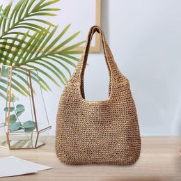 Evening Bags Straw Woven Bag Shoulder Hobo Vintage Style With Zipper Bohemian Rattan For Dances Parties Laddies Girls