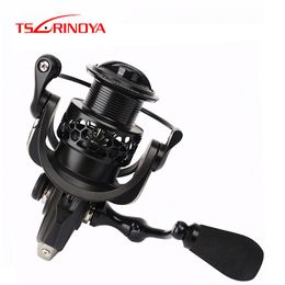 Baitcasting Reels TSURINOYA Spinning Fishing Reel NA 2000 3000 4000 5000 Large Drag Power 8 1BB 5.2:1 Ratio Ultralight Weight Saltwater Coil