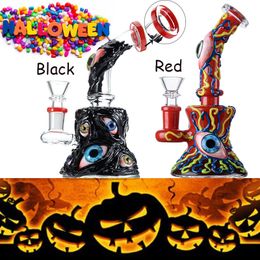 Wholesale Uniqe Beaker Hookahs Small Mini Glass Bongs Showerhead Percs Water Pipe Oil Dab Rigs Bong With The Bowl TX817