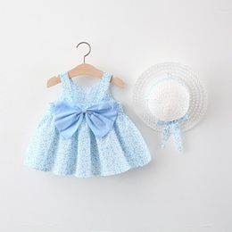 Girl Dresses 2023 Skirt Suspender Floral Casual Cute Princess Baby Little Clothes 13-24m Baptism Gown