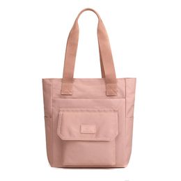 3pcs Stuff Sacks Lady Nylon Plain Multifunctional Vertical Design Large Capacity Protable Shoulder BagWith Pouch