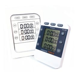 Kitchen Timers 3 Channels Kitchen Timer Digital Timer Manual Countdown Alarm Clock Pocket Timer Cooking Timer Cooking Shower Study Stopwatch 230328