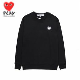 Men's Designer Mens Hoodies Commes Des Garcon Hoodie Cdgs Sweatshirt PLAY Big Heart Grey Crewneck Sweatshirts Size XL Brand Graphic 281