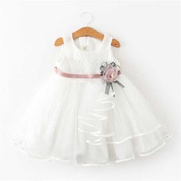 Girl's Dresses Flower Newborn Baby Dress New Summer Cute Baby Girls Clothes Tulle Lace Infant XMAS Party Clothing Year Birthday Dress